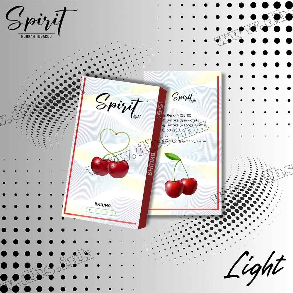 Тютюн Spirit (Спіріт) Light - Вишня 50г